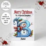 A5 or A4 Personalised Card - Merry Chr..