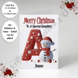A5 or A4 Personalised Card - Merry Chr..