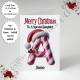 A5 or A4 Personalised Card - Merry Chr..