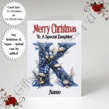 A5 or A4 Personalised Card - Merry Chr..