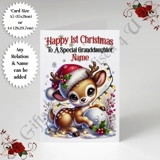 A5 or A4 Personalised Card - Baby - Ha..