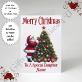A5 or A4 Personalised Card - Happy Chr..