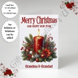 A5 or A4 Personalised Card - Merry Chr.. A5 or A4 Personalised Card - Merry Chr..