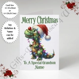 A5 or A4 Personalised Card - Merry Chr.. A5 or A4 Personalised Card - Merry Chr..