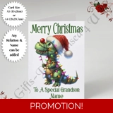 A5 or A4 Personalised Card - Merry Chr..