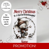A5 or A4 Personalised Card - Merry Chr..