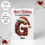 A5 or A4 Personalised Card - Merry Chr..