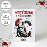 A5 or A4 Personalised Card - Merry Chr..