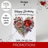A5 or A4 Personalised Greeting Card - .. A5 or A4 Personalised Greeting Card - ..