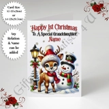 A5 or A4 Personalised Card - Baby - Ha..