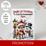 A5 or A4 Personalised Card - Baby - Ha.. A5 or A4 Personalised Card - Baby - Ha..