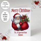 A5 or A4 Personalised Card - Happy Chr..