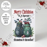 A5 or A4 Personalised Card - Merry Chr.. A5 or A4 Personalised Card - Merry Chr..