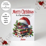 A5 or A4 Personalised Card - Merry Chr.. A5 or A4 Personalised Card - Merry Chr..
