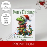 A5 or A4 Personalised Card - Merry Chr..