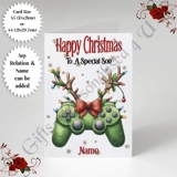 A5 or A4 Personalised Card - Happy Chr.. A5 or A4 Personalised Card - Happy Chr..