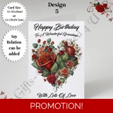 A5 or A4 Personalised Greeting Card - .. A5 or A4 Personalised Greeting Card - ..