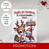 A5 or A4 Personalised Card - Baby - Ha.. A5 or A4 Personalised Card - Baby - Ha..