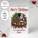 A5 or A4 Personalised Card - Happy Chr..