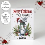 A5 or A4 Personalised Card - Merry Chr.. A5 or A4 Personalised Card - Merry Chr..