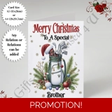 A5 or A4 Personalised Card - Merry Chr..