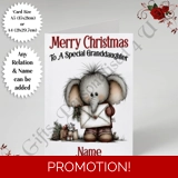 A5 or A4 Personalised Card - Merry Chr..