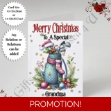 A5 or A4 Personalised Card - Merry Chr..