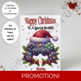 A5 or A4 Personalised Card - Happy Chr.. A5 or A4 Personalised Card - Happy Chr..