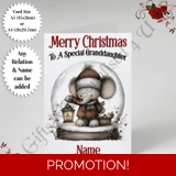 A5 or A4 Personalised Card - Merry Chr..
