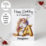 A5 or A4 Personalised Card - Happy Bir..
