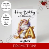 A5 or A4 Personalised Card - Happy Bir.. A5 or A4 Personalised Card - Happy Bir..
