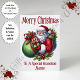 A5 or A4 Personalised Card - Happy Chr..