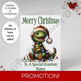 A5 or A4 Personalised Card - Merry Chr..