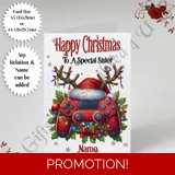 A5 or A4 Personalised Card - Happy Chr.. A5 or A4 Personalised Card - Happy Chr..