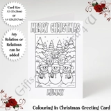A5 or A4 Personalised Card - Colouring.. A5 or A4 Personalised Card - Colouring..