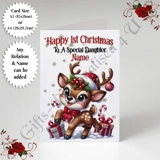 A5 or A4 Personalised Card - Baby - Ha..