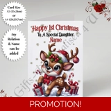 A5 or A4 Personalised Card - Baby - Ha.. A5 or A4 Personalised Card - Baby - Ha..