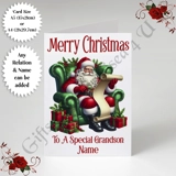 A5 or A4 Personalised Card - Happy Chr..