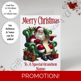 A5 or A4 Personalised Card - Happy Chr.. A5 or A4 Personalised Card - Happy Chr..