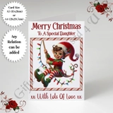 A5 or A4 Personalised Card - Merry Chr.. A5 or A4 Personalised Card - Merry Chr..