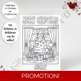 A5 or A4 Personalised Card - Colouring..