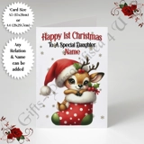 A5 or A4 Personalised Card - Baby - Ha..