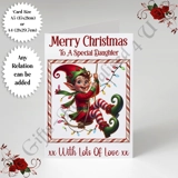 A5 or A4 Personalised Card - Merry Chr.. A5 or A4 Personalised Card - Merry Chr..
