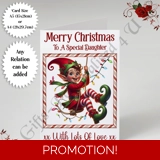 A5 or A4 Personalised Card - Merry Chr..