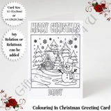 A5 or A4 Personalised Card - Colouring.. A5 or A4 Personalised Card - Colouring..