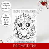 A5 or A4 Personalised Greeting Card - .. A5 or A4 Personalised Greeting Card - ..