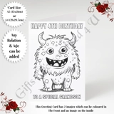 A5 or A4 Personalised Greeting Card - ..