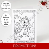 A5 or A4 Personalised Greeting Card - .. A5 or A4 Personalised Greeting Card - ..