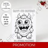 A5 or A4 Personalised Greeting Card - .. A5 or A4 Personalised Greeting Card - ..