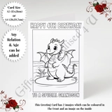 A5 or A4 Personalised Greeting Card - ..